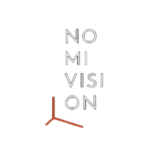 logo nomivision 3d vertical